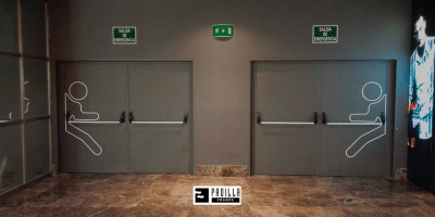 Portes métalliques coupe-feu Padilla